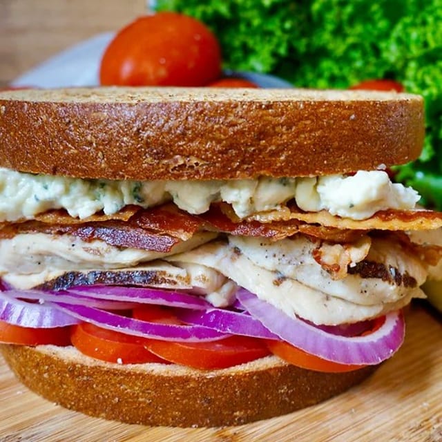 My Bleu Chicken Sandwich.